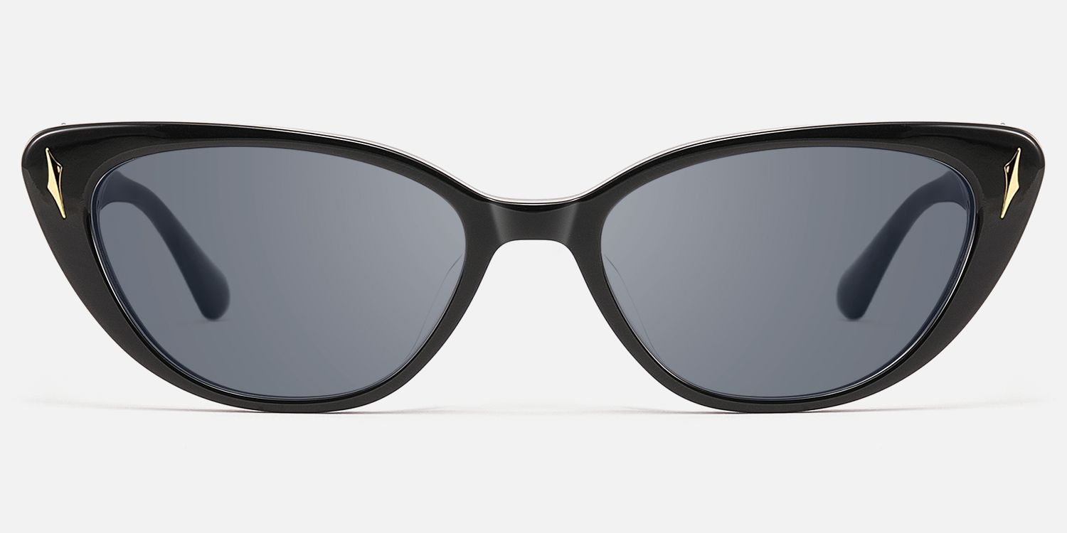 As If - Cat Eye Black Sunglasses product detail 2