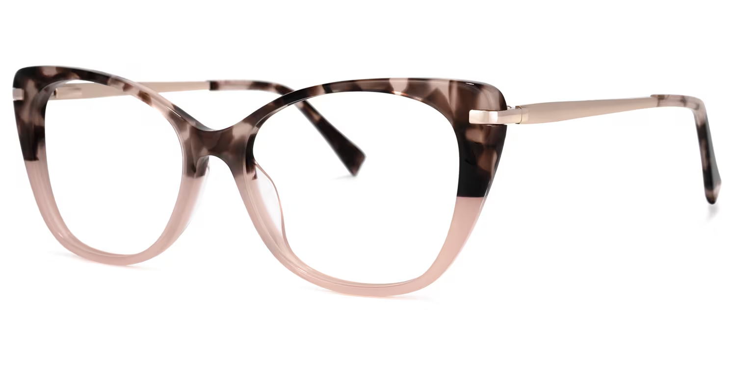 Kainoa - Cat Eye Tortoise Eyeglasses | Vooglam Front View