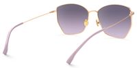 Keahi  - Geometric Purple Sunglasses | Vooglam Side View