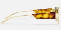 Orbit - Aviator Gold Sunglasses | Vooglam Side View
