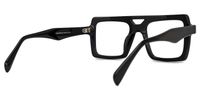 Irwin - Aviator Black Eyeglasses | Vooglam Side View