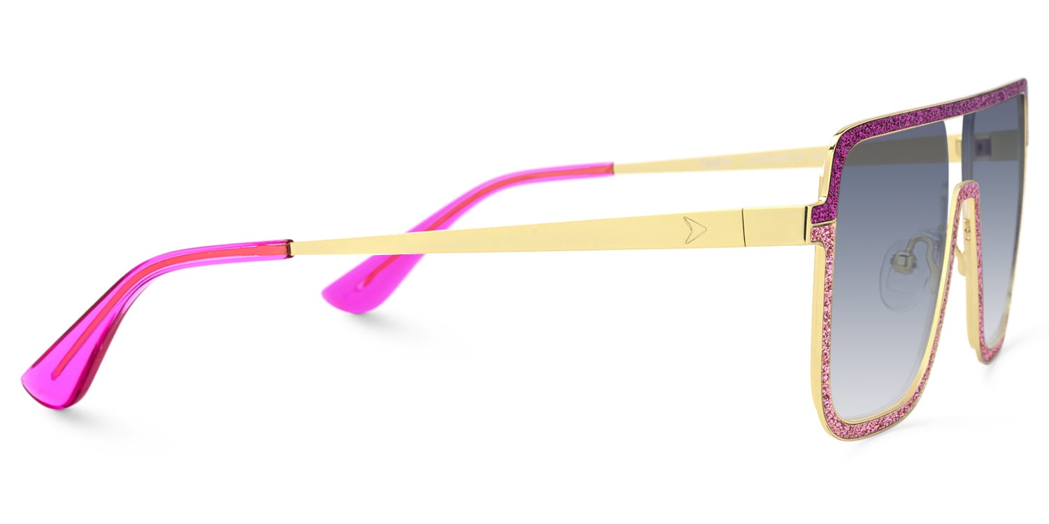 Padraic - Aviator Pink Sunglasses