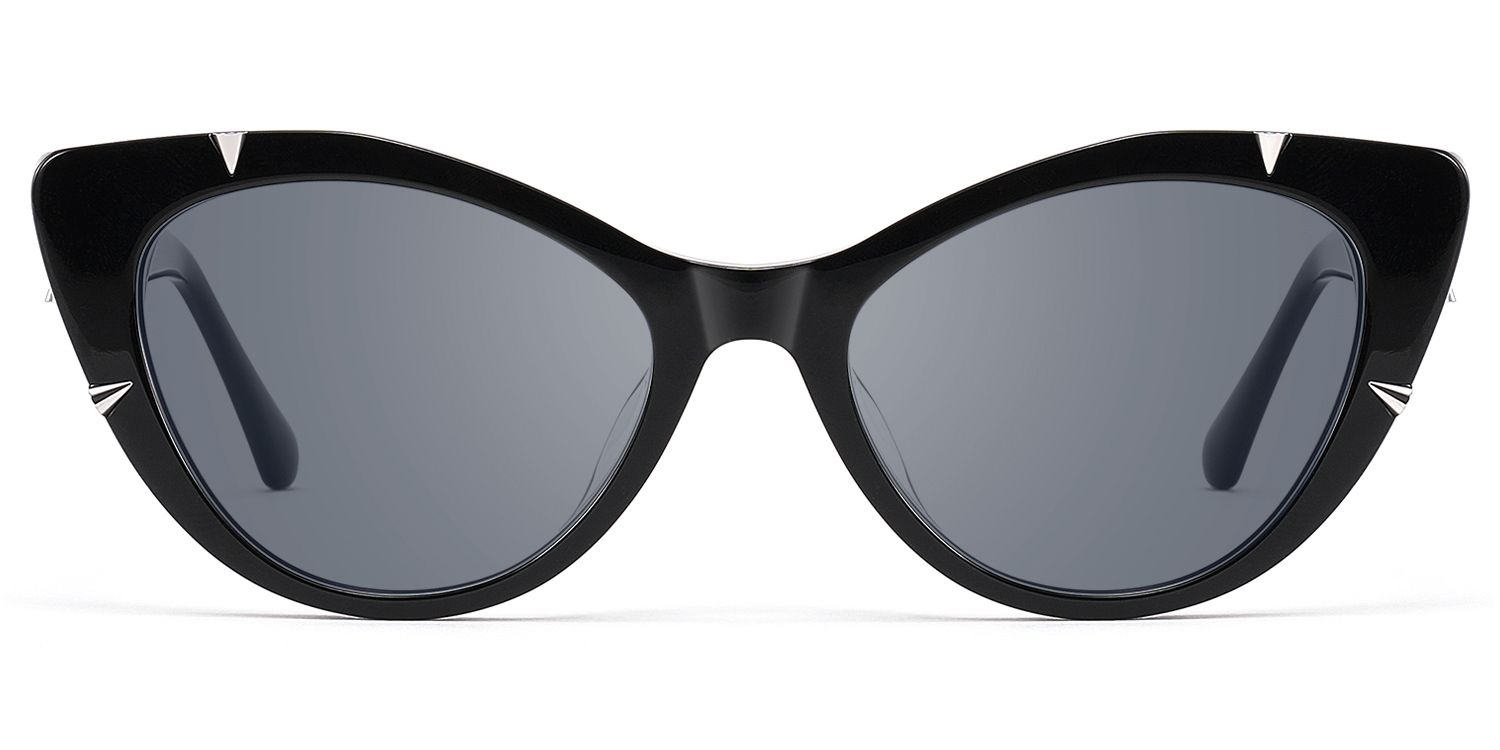 Slay - Cat Eye Black Sunglasses | Vooglam Product Details 1