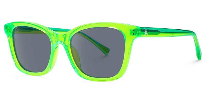 Coexist - Rectangle Green Sunglasses | Vooglam