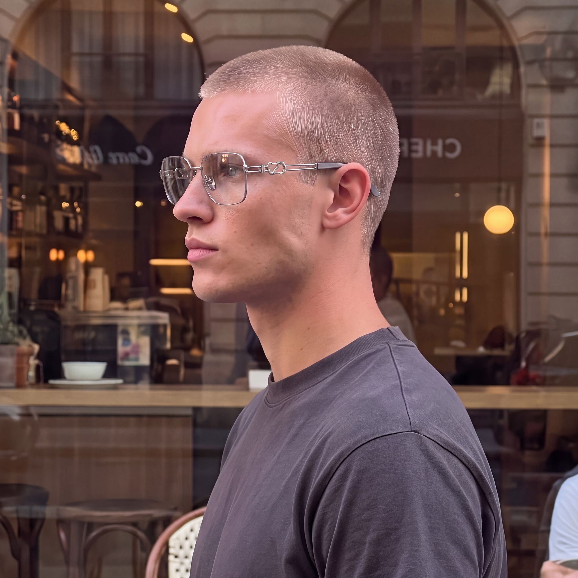 Vooglam Street Style in Real Life: The Architect - Silver Carabiner Glasses by Vooglam