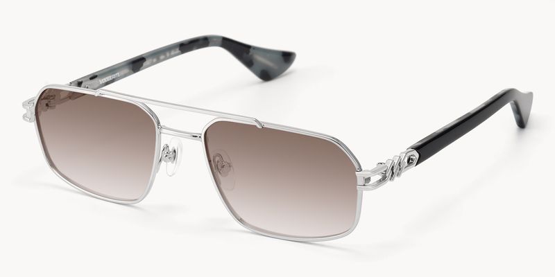 Lacey - Aviator Silver Sunglasses