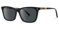 ECO Wafiya - Rectangle Black Sunglasses