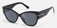 Elektra - Cat Eye Black Sunglasses