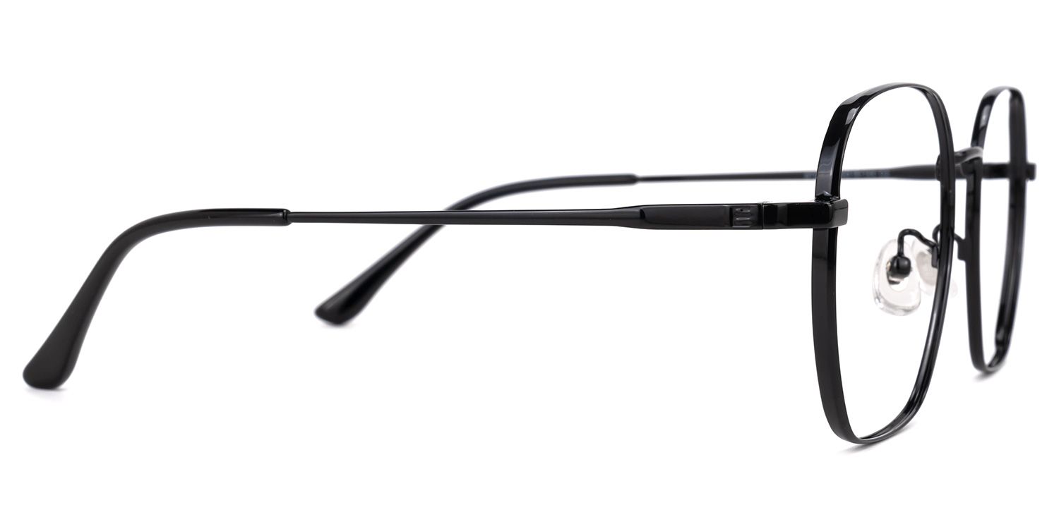 Eissa - Round Black Eyeglasses | Vooglam 4