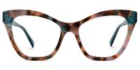 Butta - Cat Eye Pink/Tortoise Eyeglasses | Vooglam Angle View