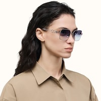 The Architect - Rectangle Black Sunglasses - 7