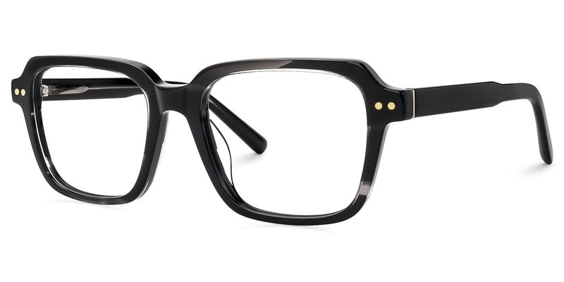 Jafaru - Rectangle Grey Eyeglasses
