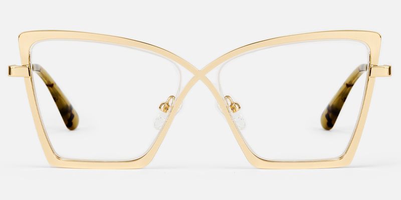 Felicja - Butterfly Gold Eyeglasses