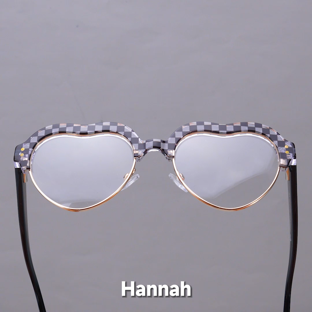 ◆ hannah です。　◆ Hannah - Heart Pattern Eyeglasses | Vooglam