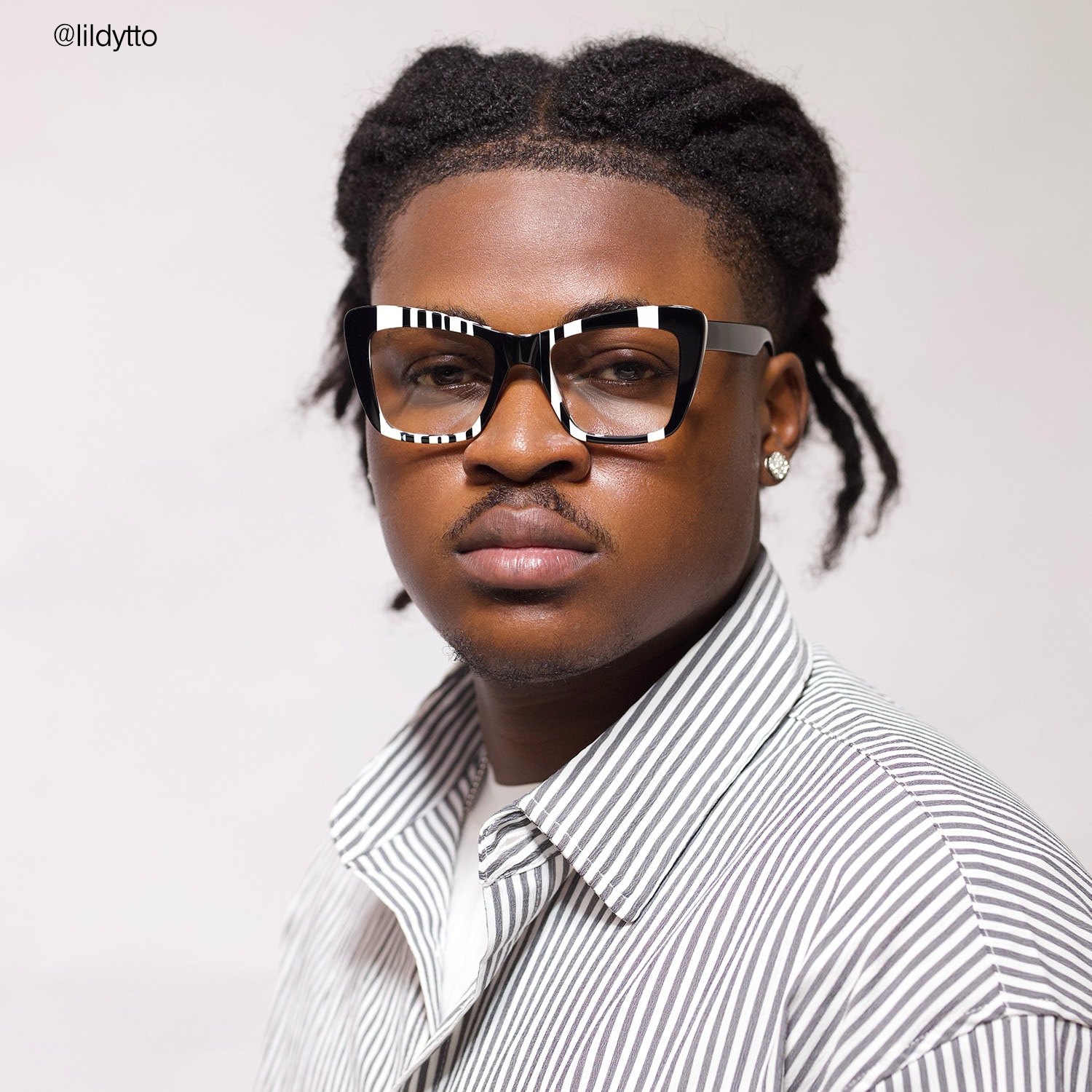 Dewanna - Rectangle Black/White Eyeglasses