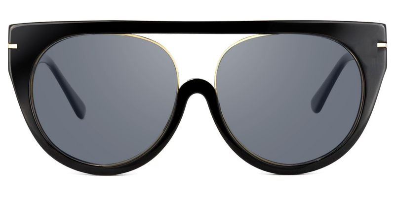 Patrice - Aviator Black Sunglasses