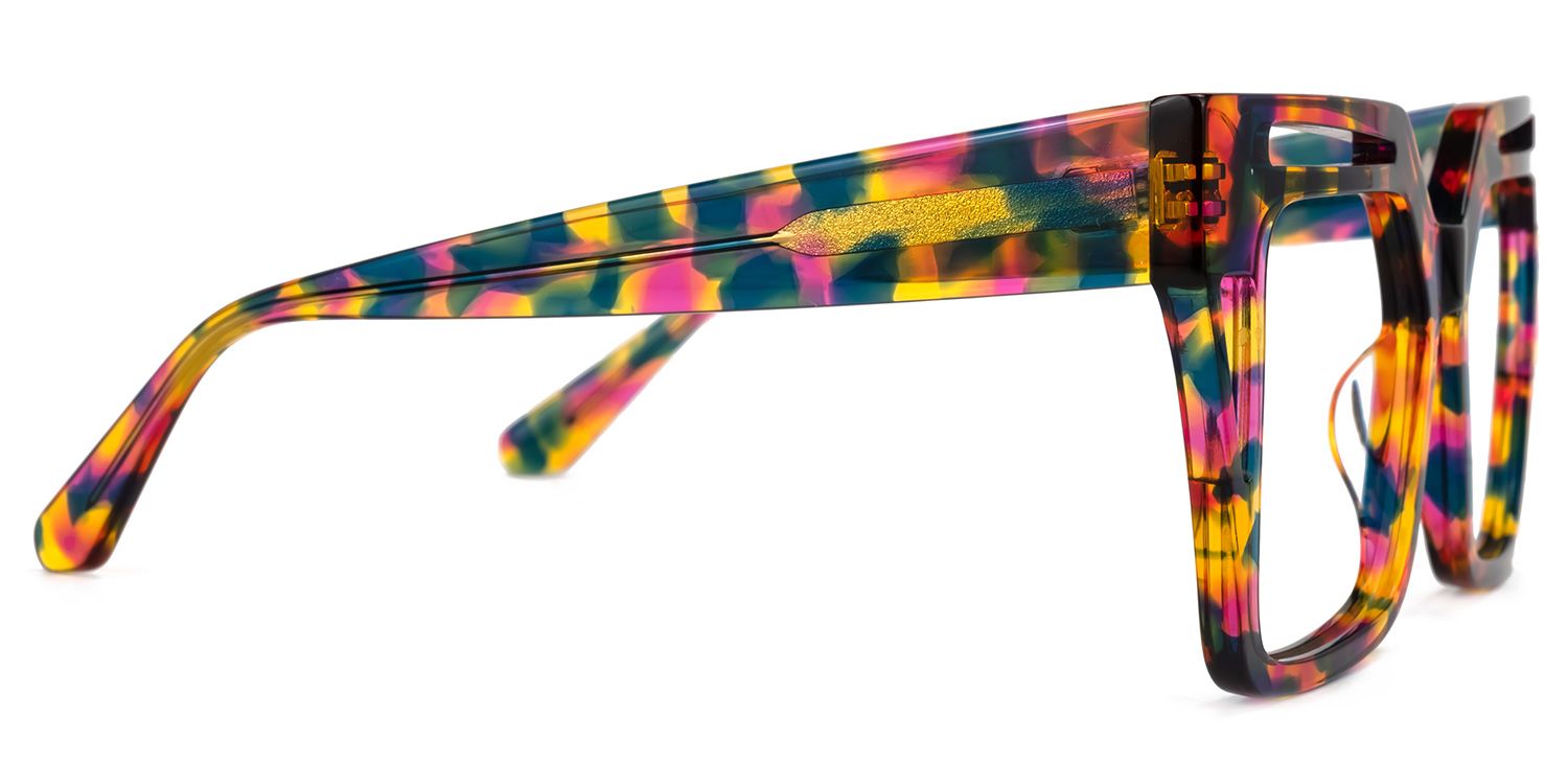Eduarte - Square Multicolor Eyeglasses | Vooglam 4
