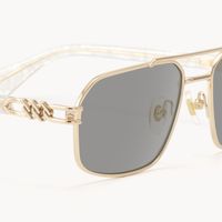 Lacey - Aviator Gold Sunglasses - 4