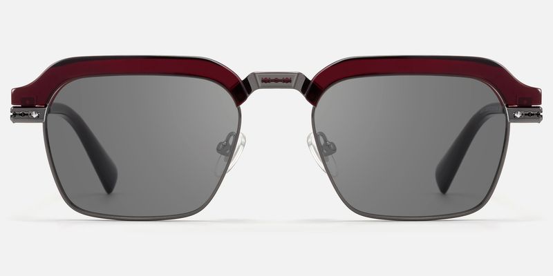 Archive - Rectangle Red Sunglasses