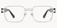 Ubuntu - Rectangle Silver Eyeglasses - 3