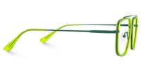 Hakim - Aviator Green Eyeglasses | Vooglam 