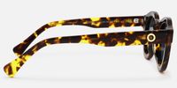 Pulse - Round Tortoise Sunglasses | Vooglam Side View