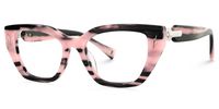Naiara - Rectangle Two-tone Eyeglasses | Vooglam Front View