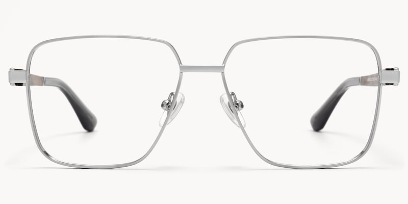 Griot - Square Silver Eyeglasses