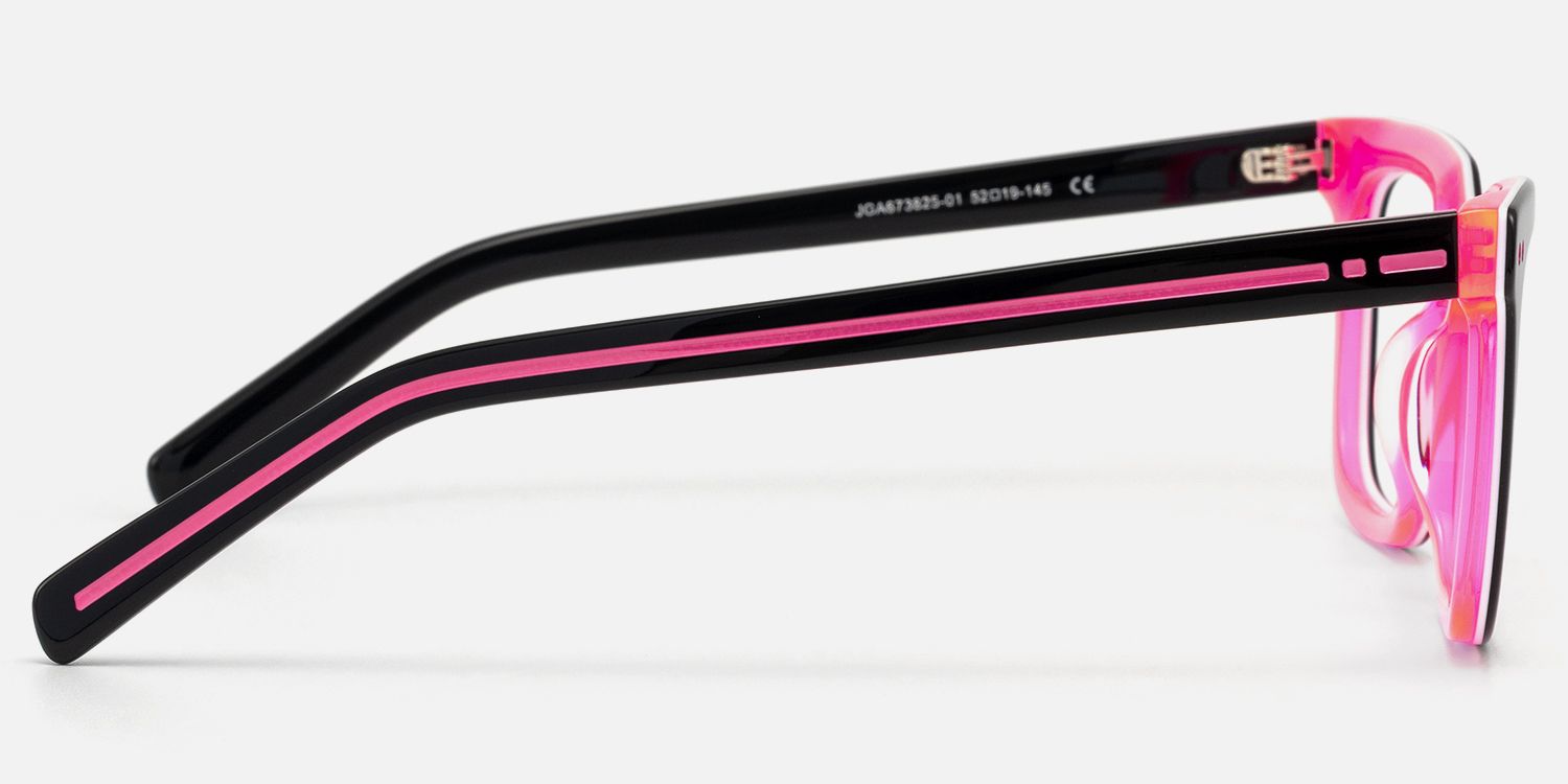 Remix - Rectangle Black Eyeglasses product detail 3
