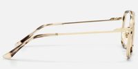 Breeze - Aviator Tortoise Eyeglasses | Vooglam Side View