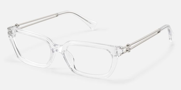 Scarpa - Light Clear Geometric Double Wire Glasses | Vooglam