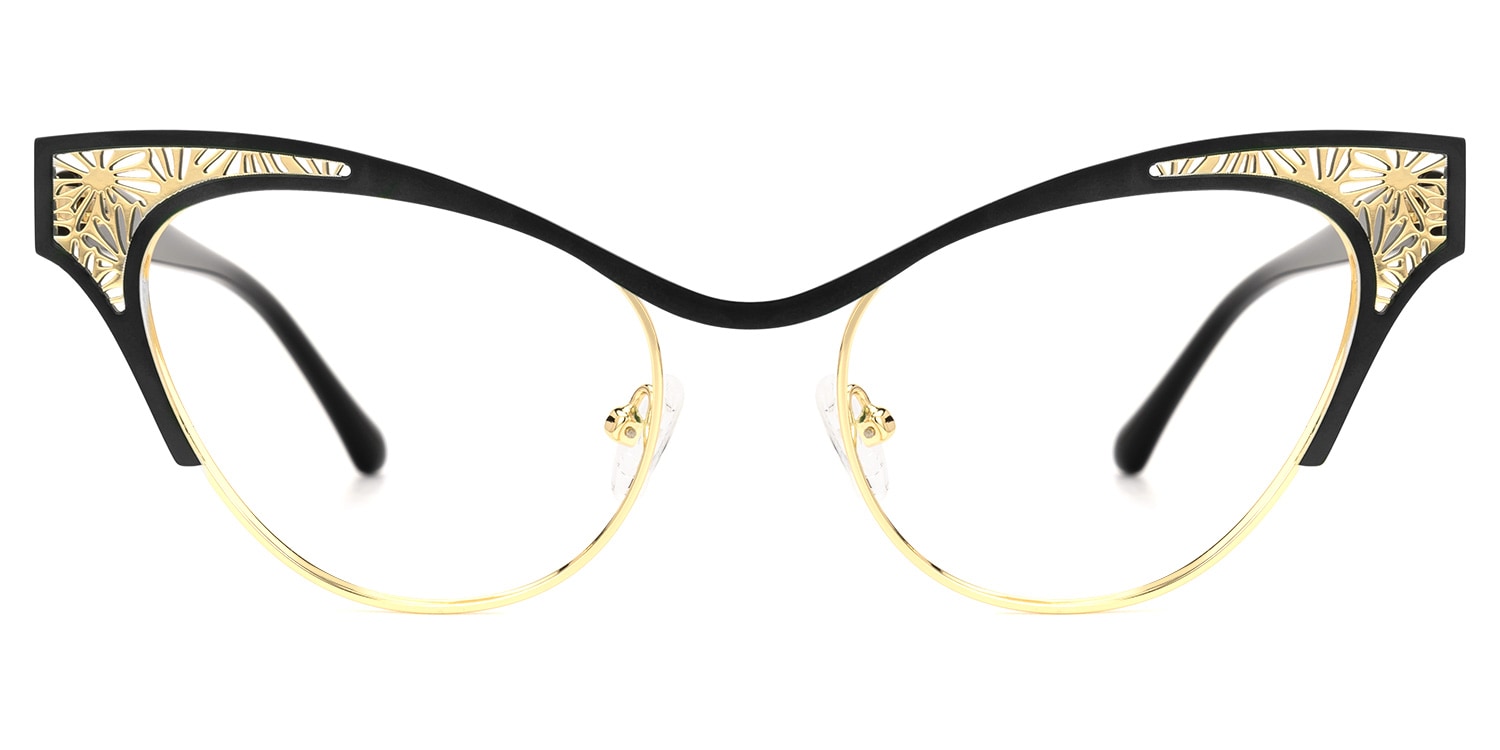 

Callista - Cat Eye Black/Gold Eyeglasses