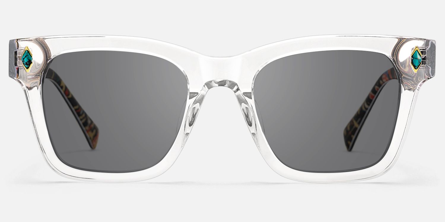 Adinkra - Square Transparent Sunglasses product detail 2