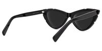 Edana - Cat Eye Black Sunglasses | Vooglam Side View