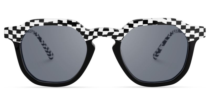 Mahsa - Geometric Pattern Sunglasses
