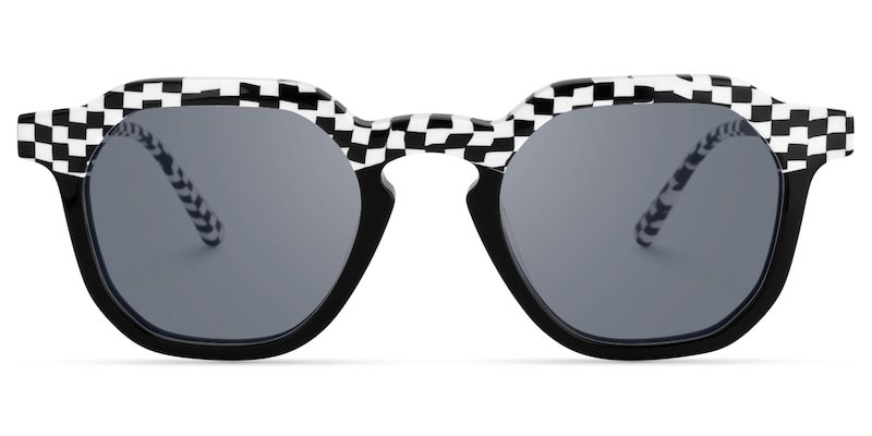 Mahsa - Geometric Pattern Sunglasses
