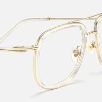 Breeze - Aviator Transparent Eyeglasses | Vooglam Design Details