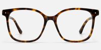 Spacek - Boho Square Tortoise Eyeglasses | Vooglam Angle View