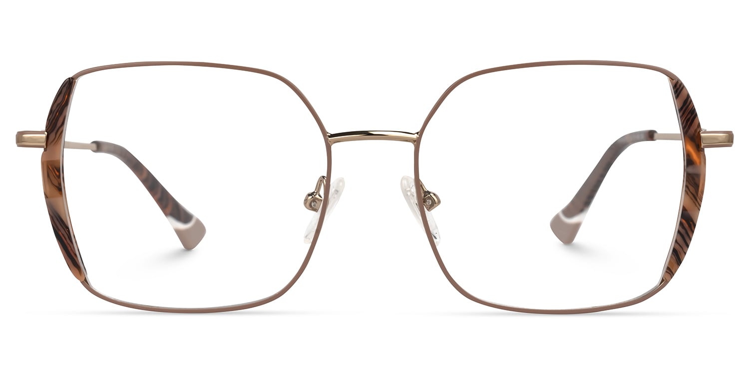 

Edimeia - Square Brown Eyeglasses