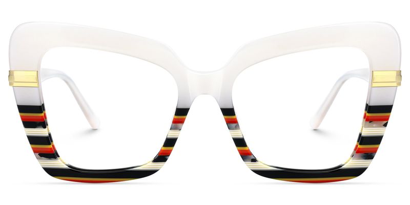 Nadda - Square Two-tone Eyeglasses