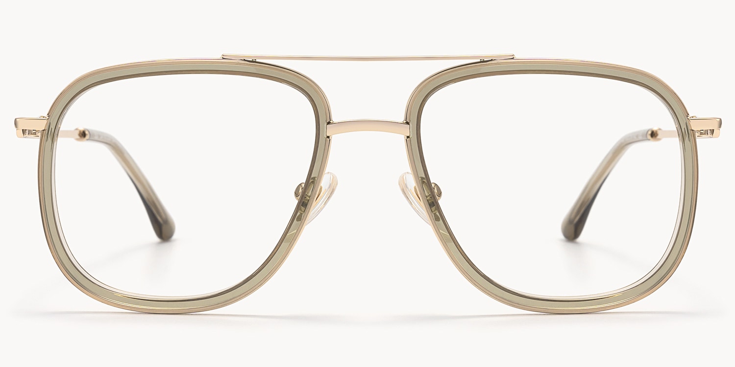 Breeze - Aviator Silver Eyeglasses - 1