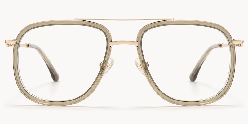 Breeze - Aviator Silver Eyeglasses