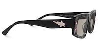 Maeva - Rectangle Black Sunglasses - 5