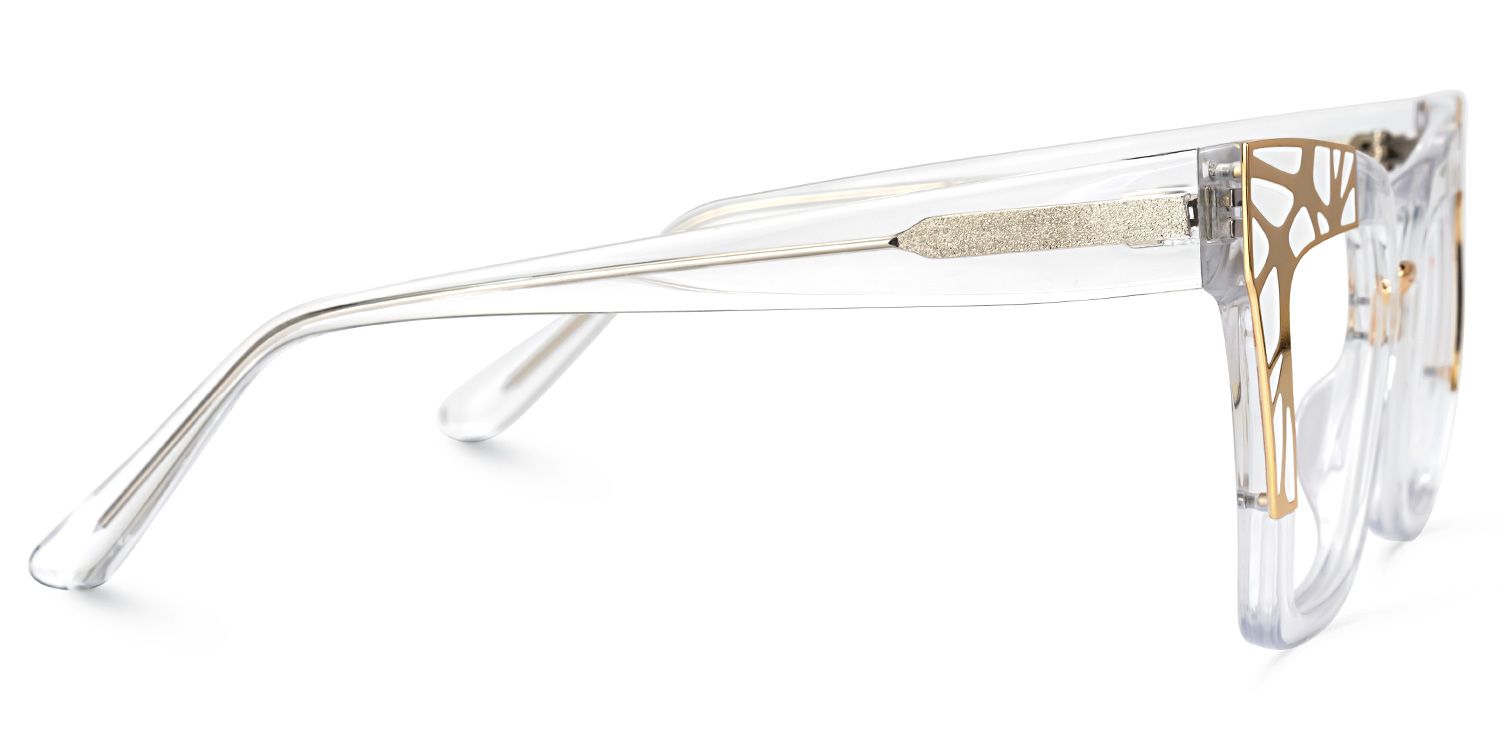 Dangela - Square Crystal Eyeglasses 4
