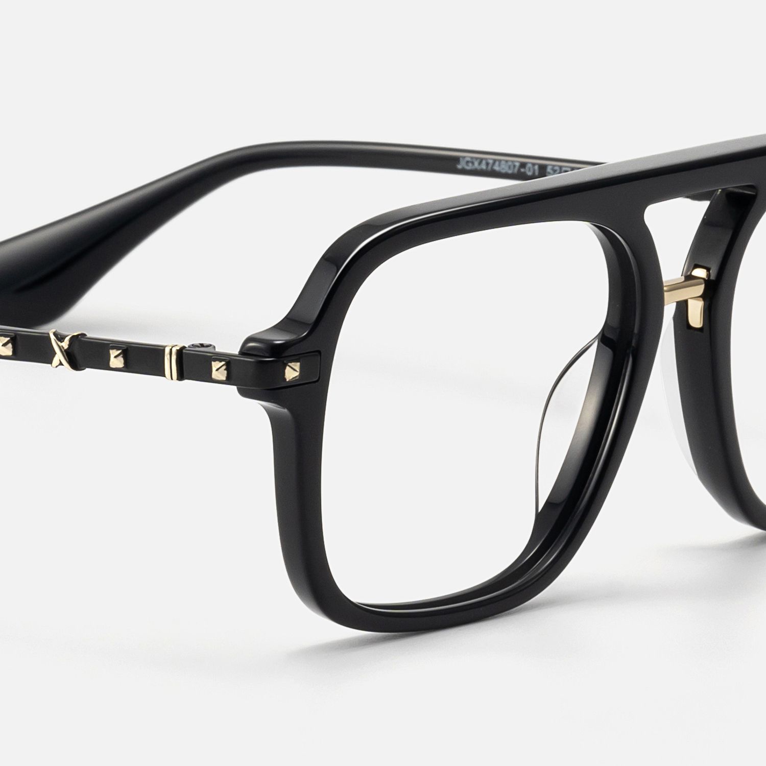 Vooglam acetate metal aviators with double bridge