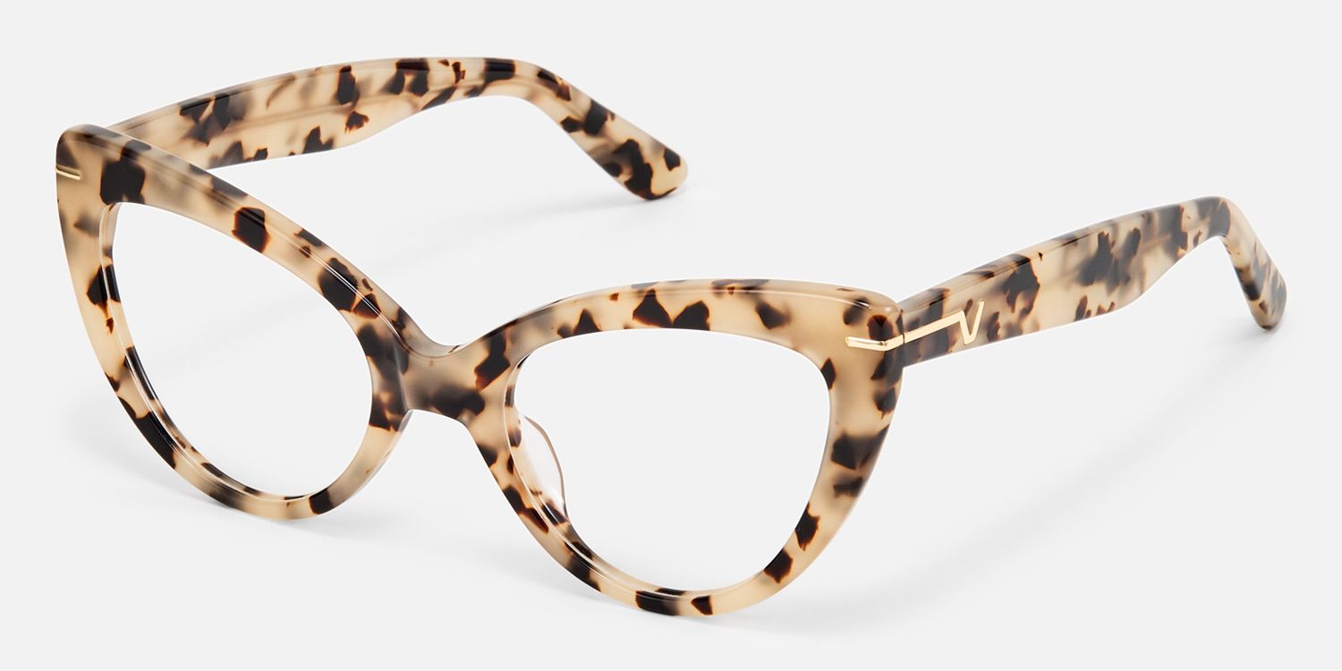 Veromca - Cat Eye Tortoise Eyeglasses | Vooglam Front View