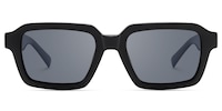 Jet - Rectangle Black Sunglasses - 1