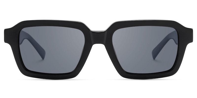 Jet - Rectangle Black Sunglasses