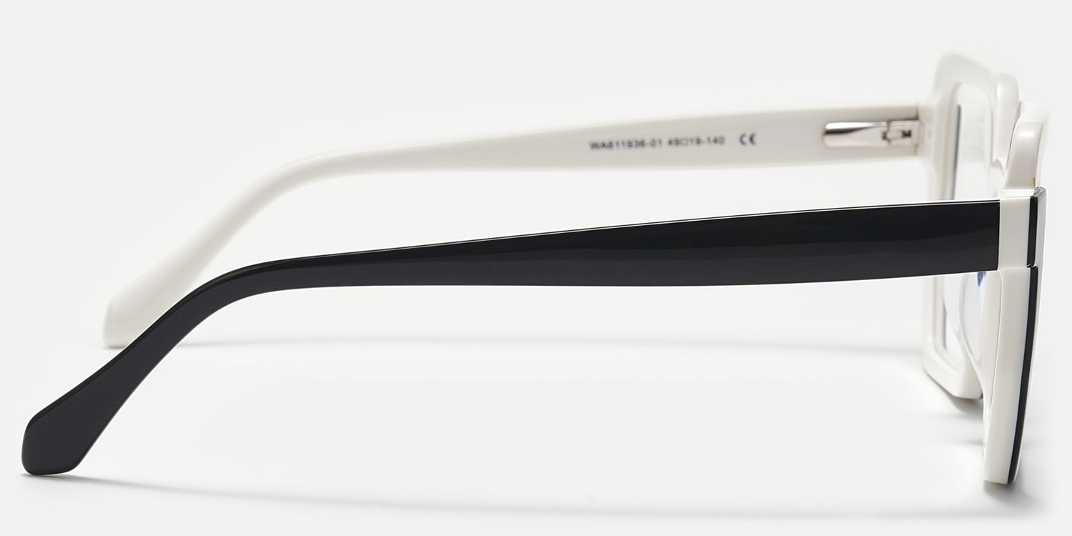 Mixon - Unique Black & White Designer Glasses product detail 3