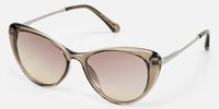 Kailano - Cat Eye Champagne Prescription Sunglasses | Vooglam Front View